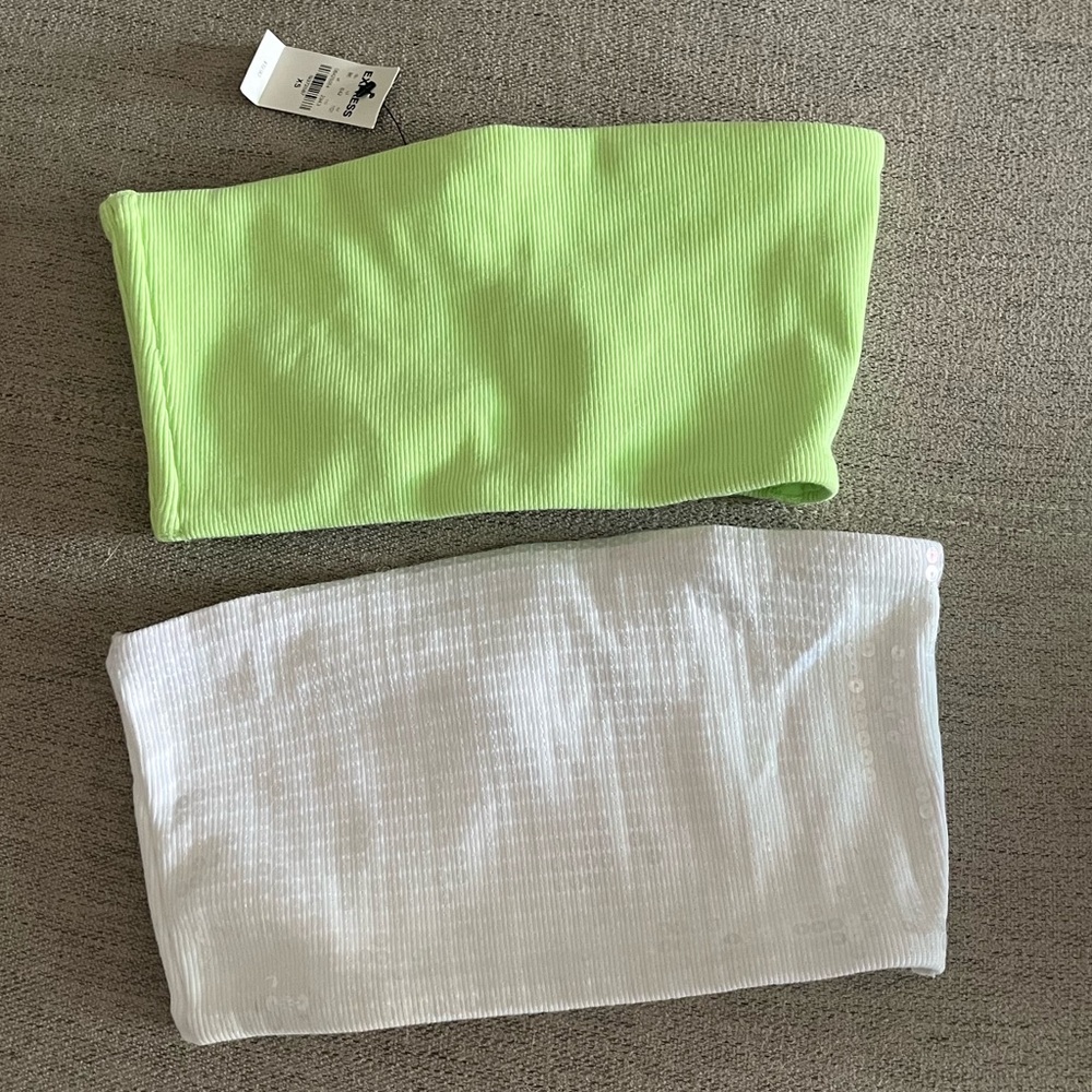 🌻Set of 2 : Nwt Express and NWOT tube tops